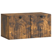 Mobile Porta TV da Muro Rovere Fumo 59,5 x 31 x 30 cm