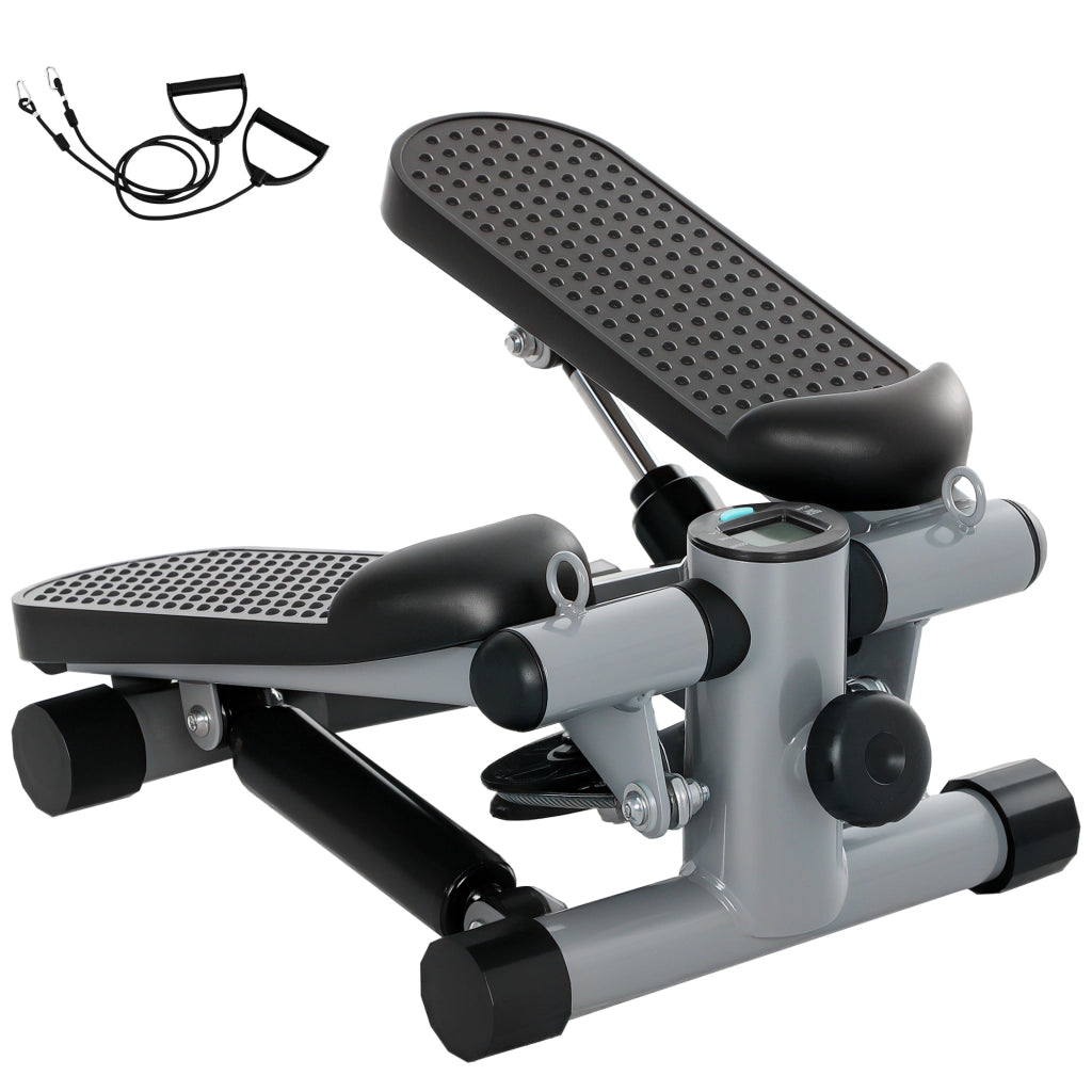 Stepper per esercizi a casa ¨C zephmum ¨C grigio con monitor LCD