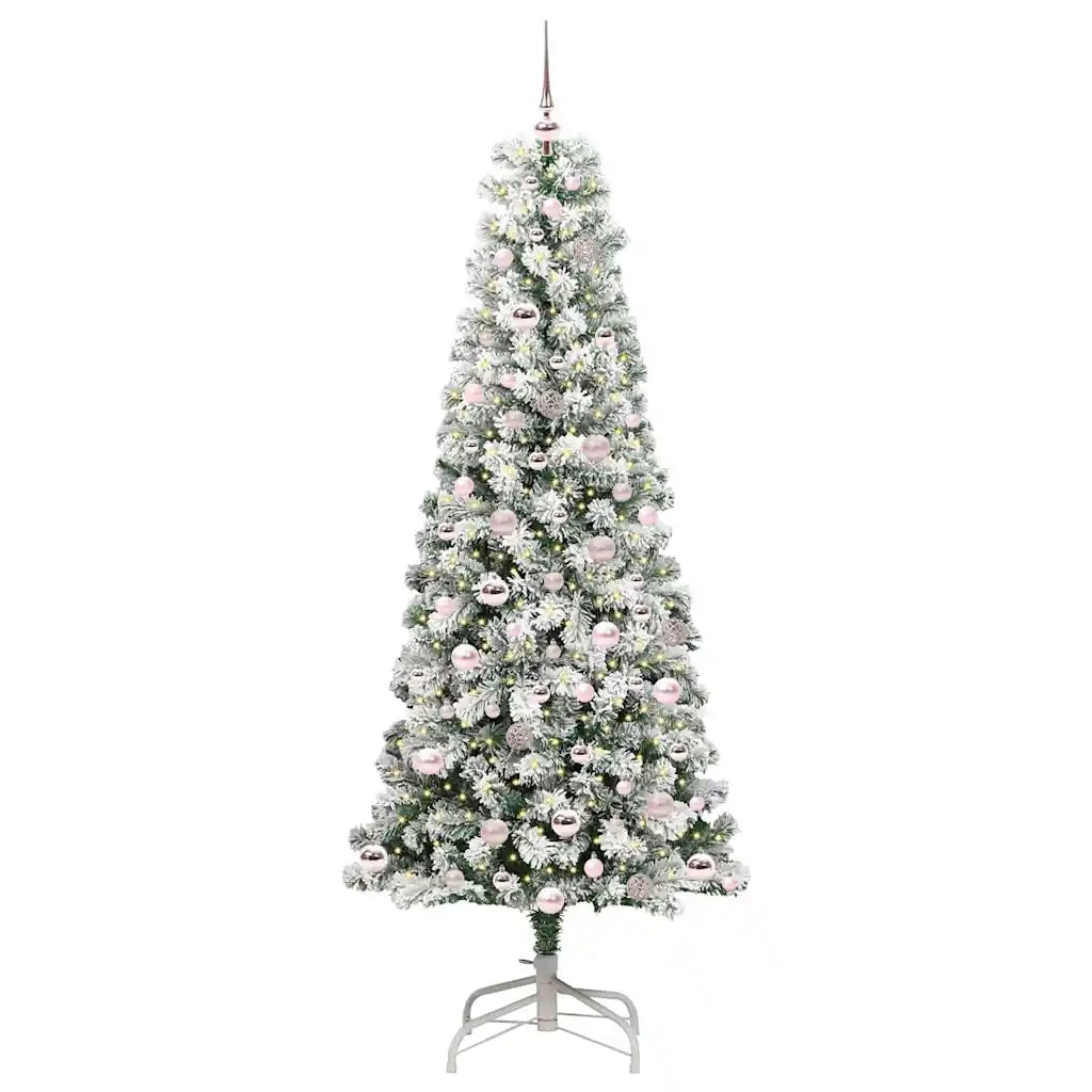 Albero di Natale Artificiale con Rami Pieghevoli 210 cm 3395606