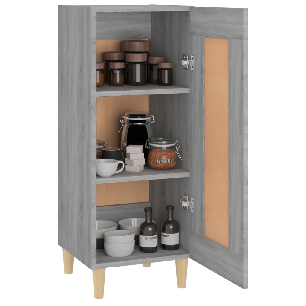 Credenza Grigio Sonoma 34,5x34x90 cm in Legno Multistrato cod mxl 9234