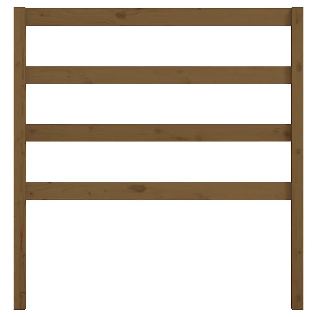 Testiera per Letto ambra 96x4x100 cm in Legno Massello di Pino