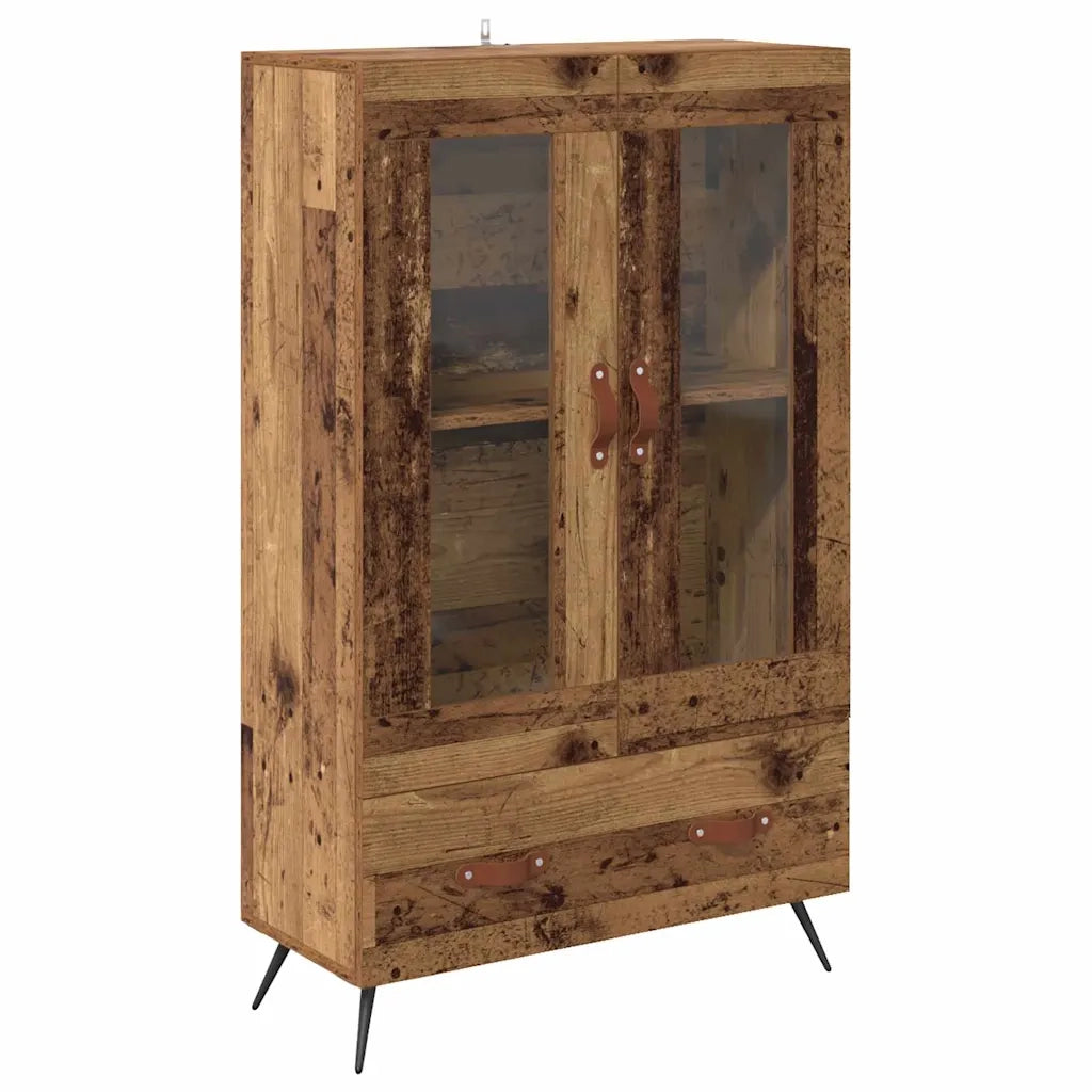 Credenza con cassetto Legno vecchio 69,5 x 31 x 115 cm