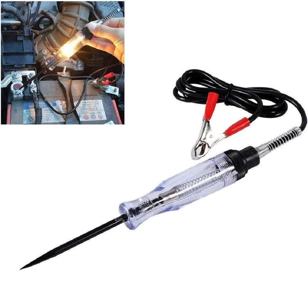 Trade Shop - Tester Di Continuità Di Tensione Corrente 6v 12v 24v Indicatore A Morsa Per Auto -