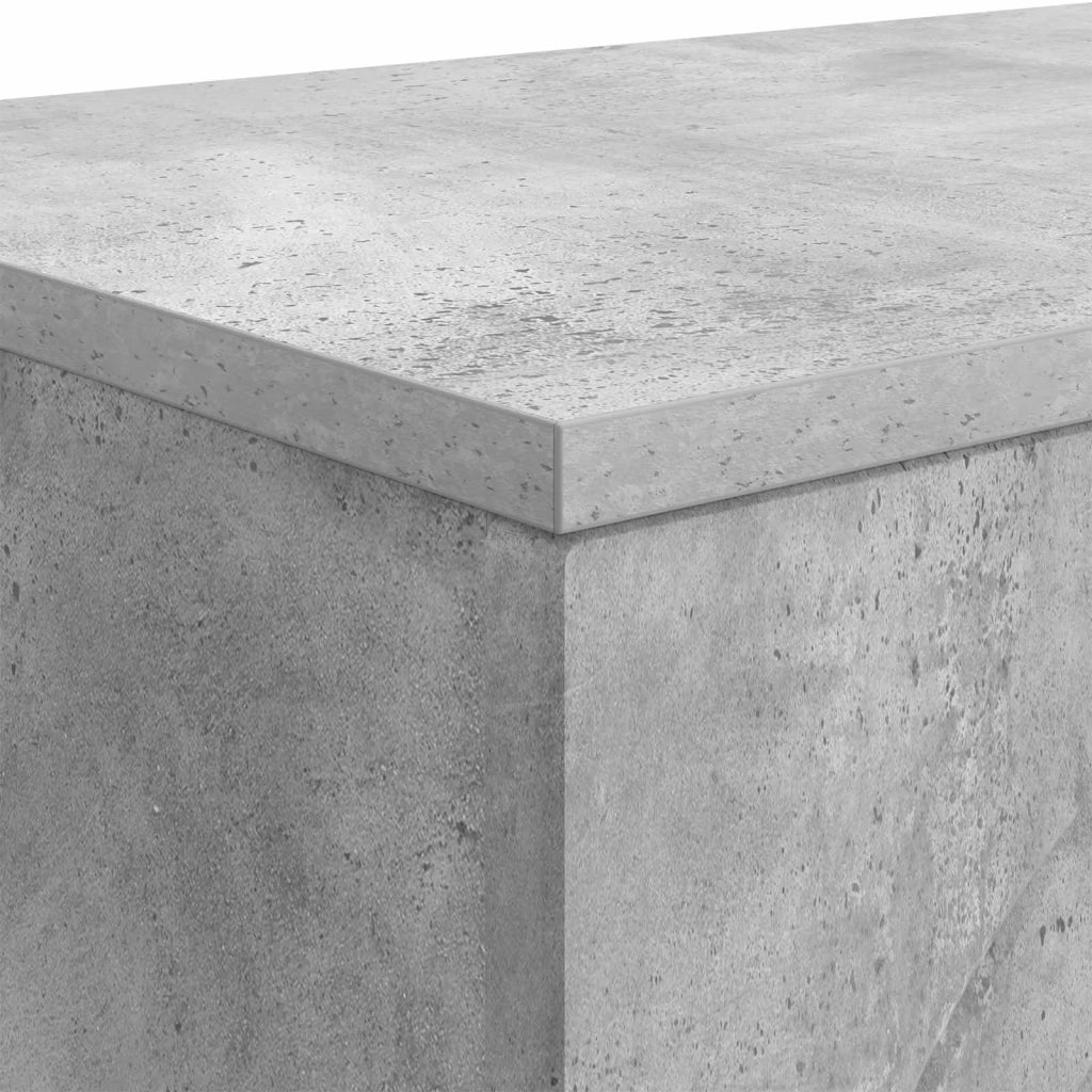 Tavolino da salotto Grigio Cemento 102 x 35 x 75 cm 899930