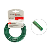 Filo seghettato verde per decespugliatore 3mmx15m Breckner Germany