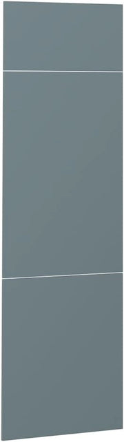 Frontale cucina R-Line, Grigio-blu, 59.6 x 196 cm frontale del mobile per mobile per frigorifero