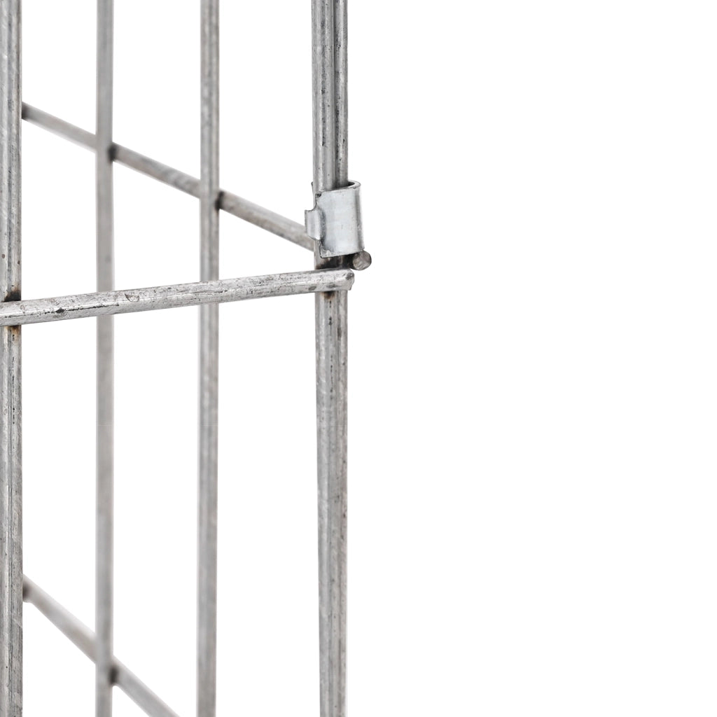Colonna Gabion con Rubinetto 50x25x25 cm Acciaio Inox