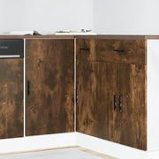 Mobile Base Lavello “Lyon” Rovere Fumo in Legno Multistrato 854293