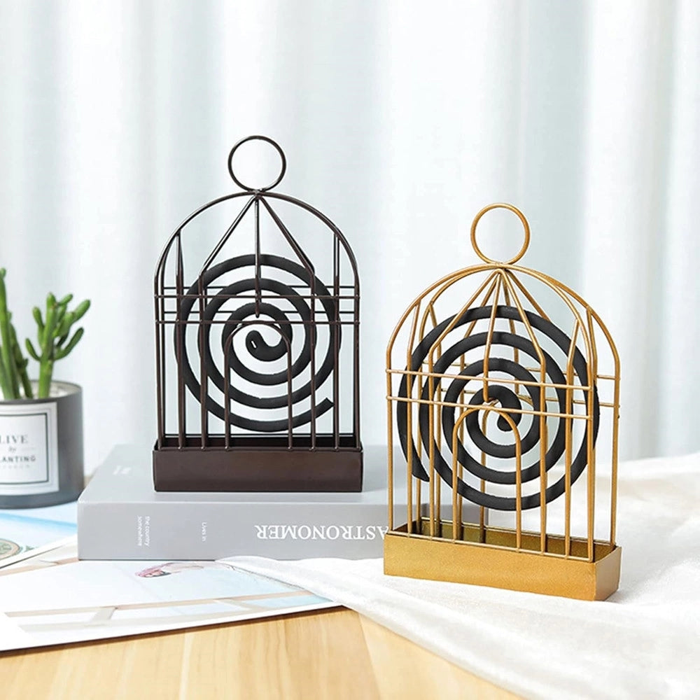 Trade Shop - Supporto A Spirale Per Zanzare Porta Bobine Contenitore Portatile Con Manico Casa Esterno -