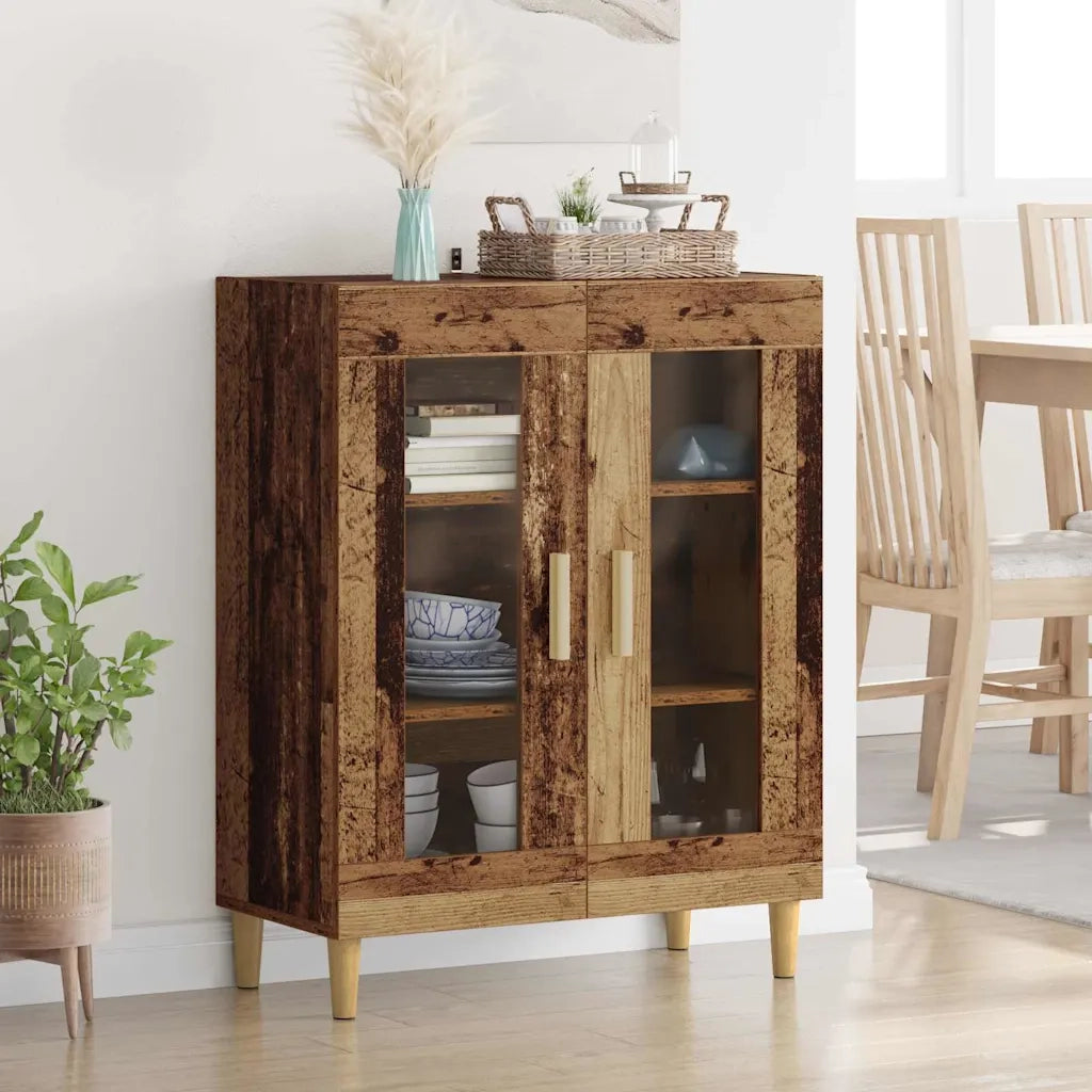 Credenza-Buffet-Armadio da cucina Legno vecchio 69,5 x 34 x 90 cm Legno multistrato 967945