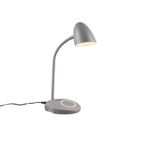 Lampada tavolo da Interno a LED in Plastica Grigio