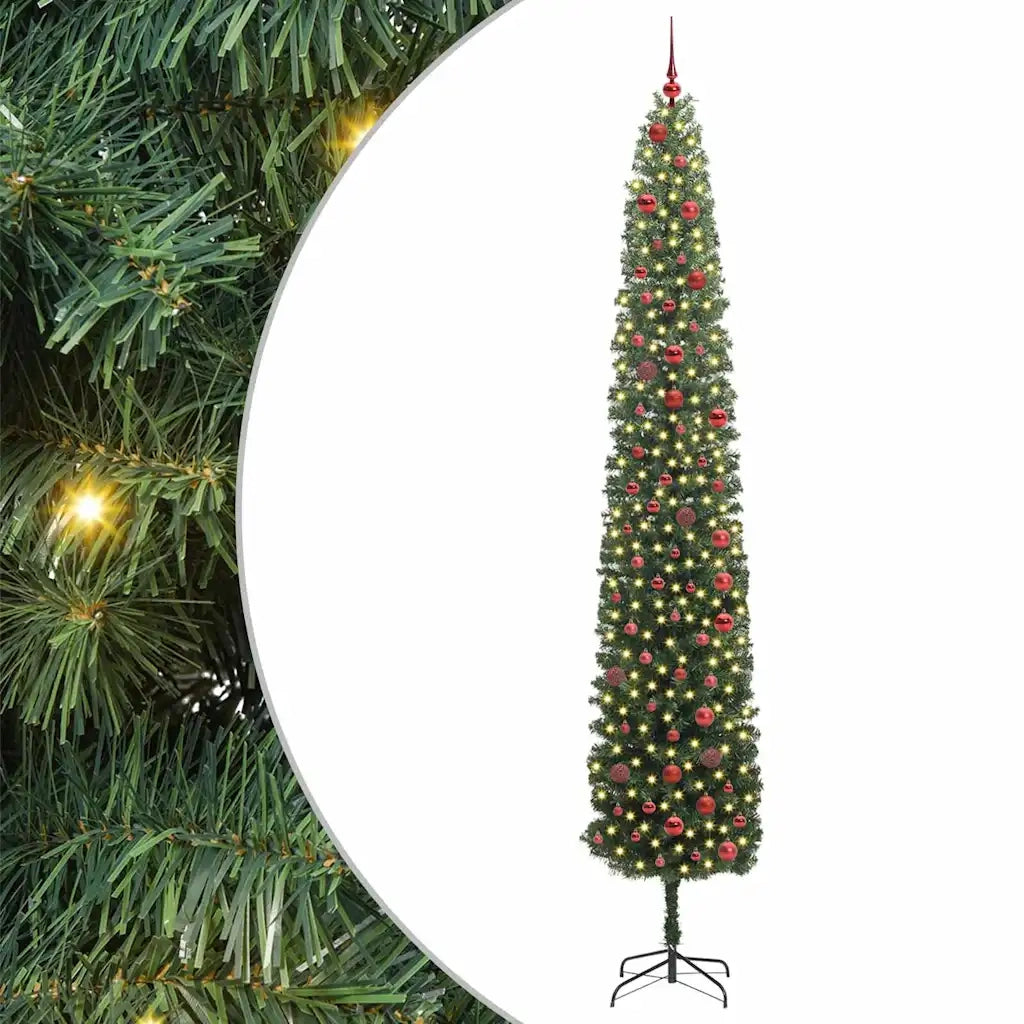 Albero di Natale artificiale con 300 LED Verde 300 cm 3394987