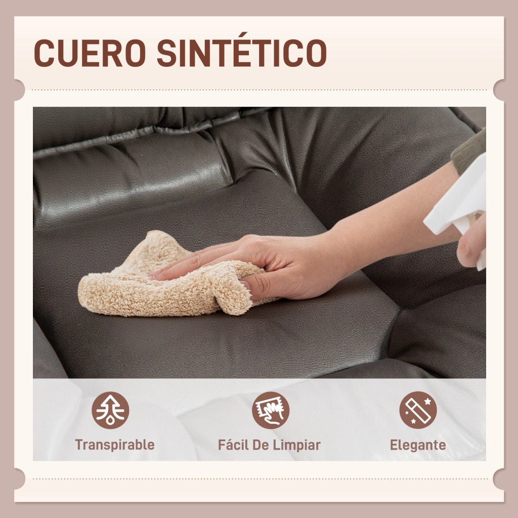 Sedia da Ufficio con Schienale e Seduta Imbottita ¨C Minimal ¨C Grigio