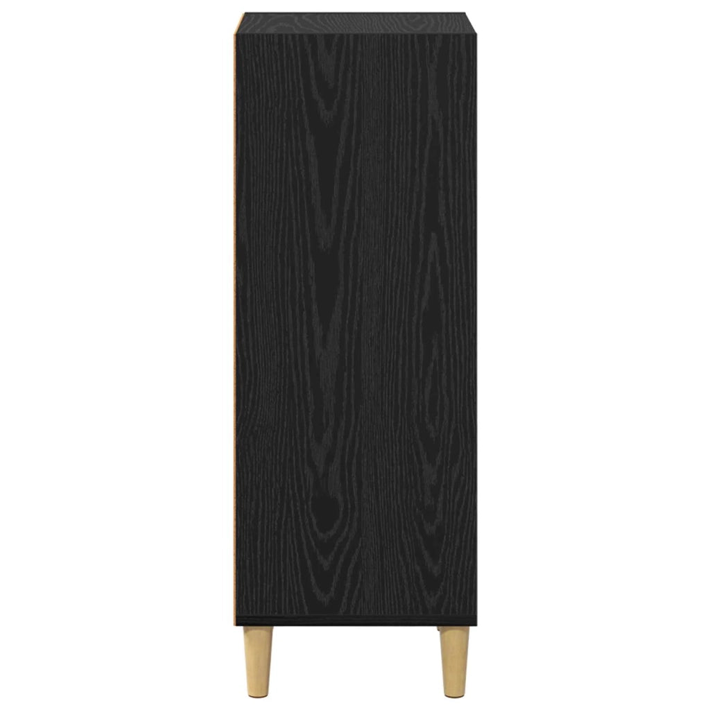 Credenza Rovere Nero 34,5 x 32,5 x 90 cm Legno multistrato 880963