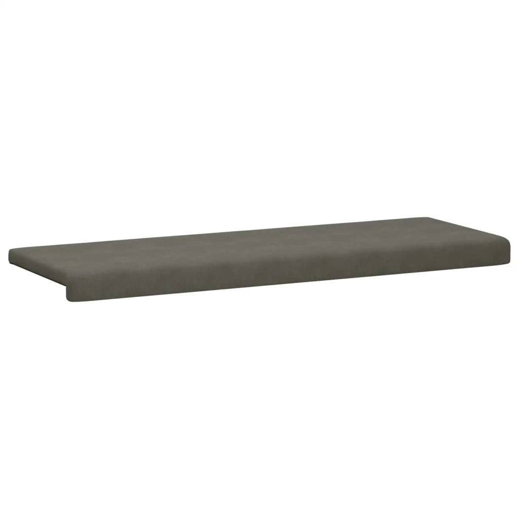 Cuscino per panchina corduroy Grigio Chiaro Profondità 35 cm 42043366