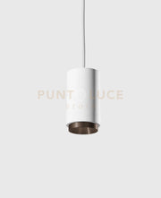 PROPILEI lampadario a Sospensione 1 Luce 2 Anelli Alluminio e Bronzo attacco GU10 in gesso e alluminio