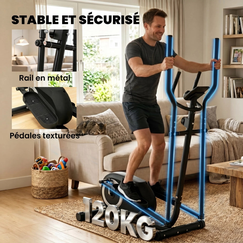 Ellittica Fitness ¨C Zephmum ¨C Grigio 100x52x153 cm