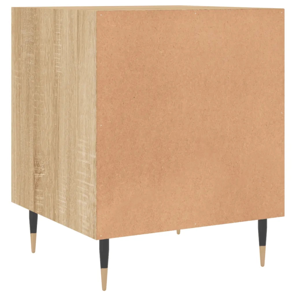 Comodini 2 pz-Set di 2 Tavolino da notte Rovere Sonoma 40x40x50 cm in Legno Multistrato 289704