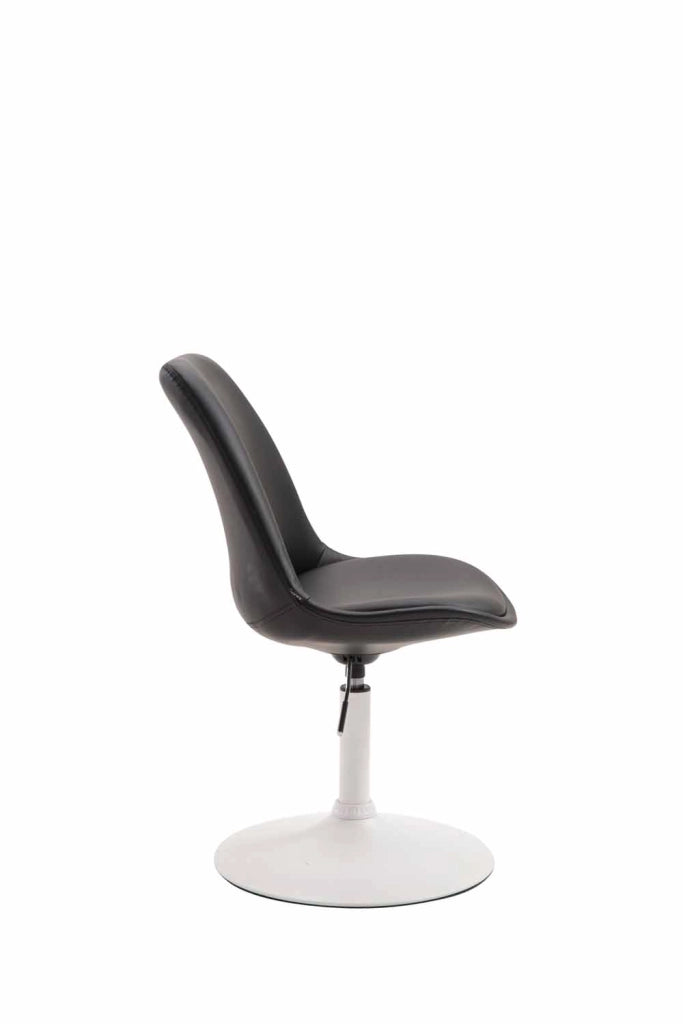 Sedia da pranzo MAVERICK in similpelle nero,bianco
