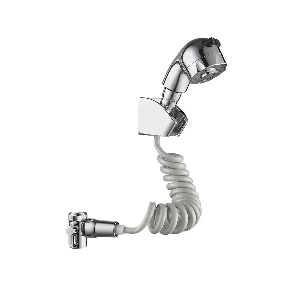 Doccetta per lavabo o bidet a 2 getti con deviatore e aeratore - Serie Smart