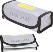 Borsa di sicurezza per batterie LiPo, 2 pezzi, dimensioni 185 x 75 x 60 mm