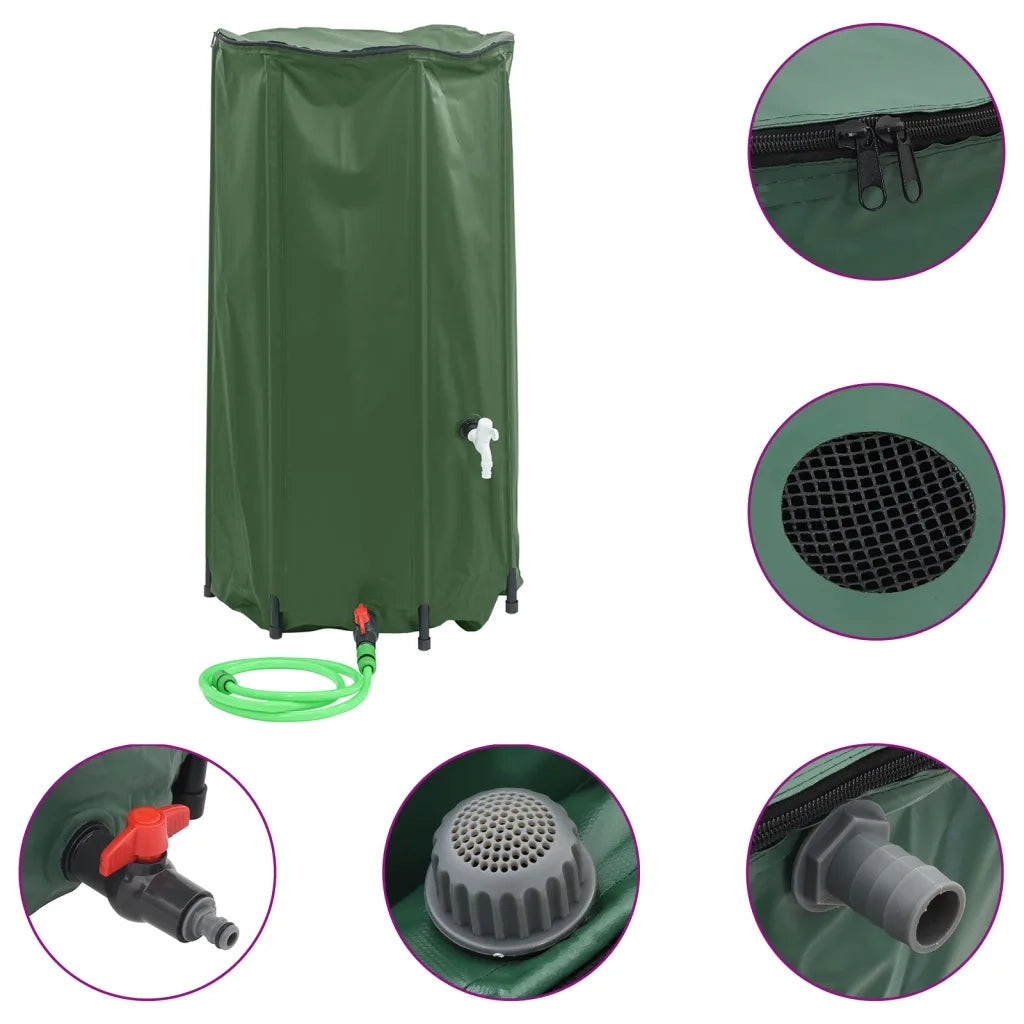 Serbatoio Acqua con Rubinetto Pieghevole 100 L in PVC CFW2526688