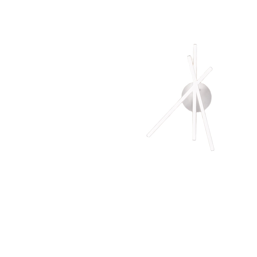 Plafoniera LED Tullia P/3 4000K, 30W 1700lm in alluminio satinato bianco e silicone opale, design moderno per interni, IP20 - Gealuce