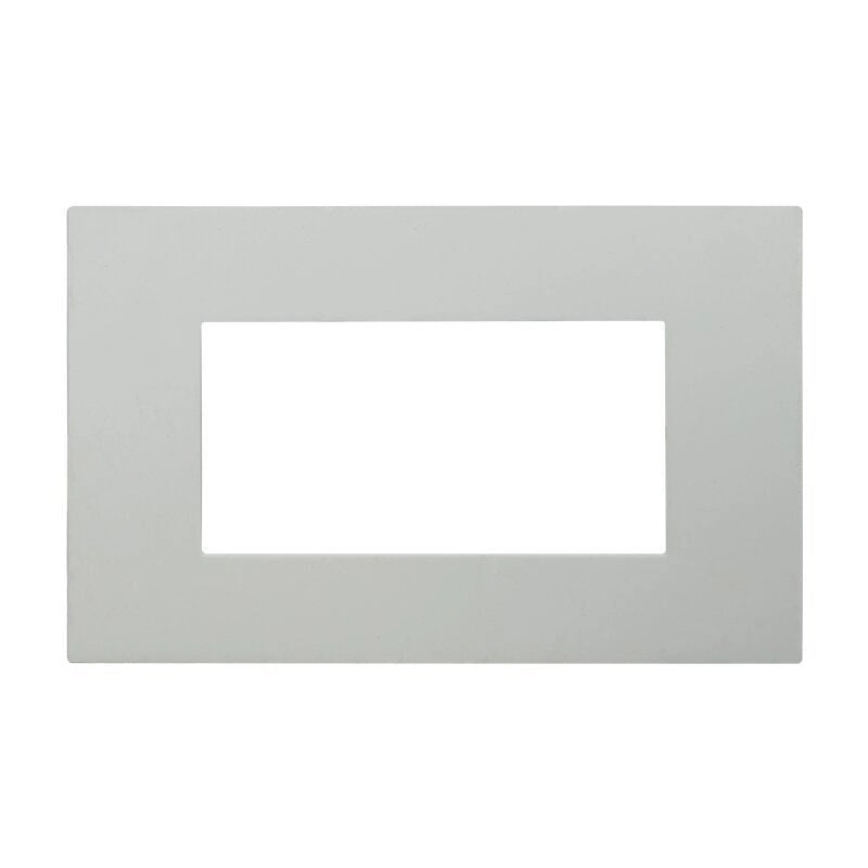 Placca Plastica Serie Venus 4P Colore Sabbia Compatibile Con Vimar Arke