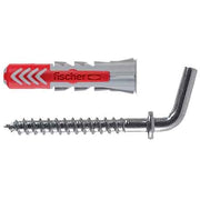 TASSELLO 'DUOPOWER' CON GANCIO CORTO 6/8 - Ø 6x30 mm - 25 pezzi- FISCHER