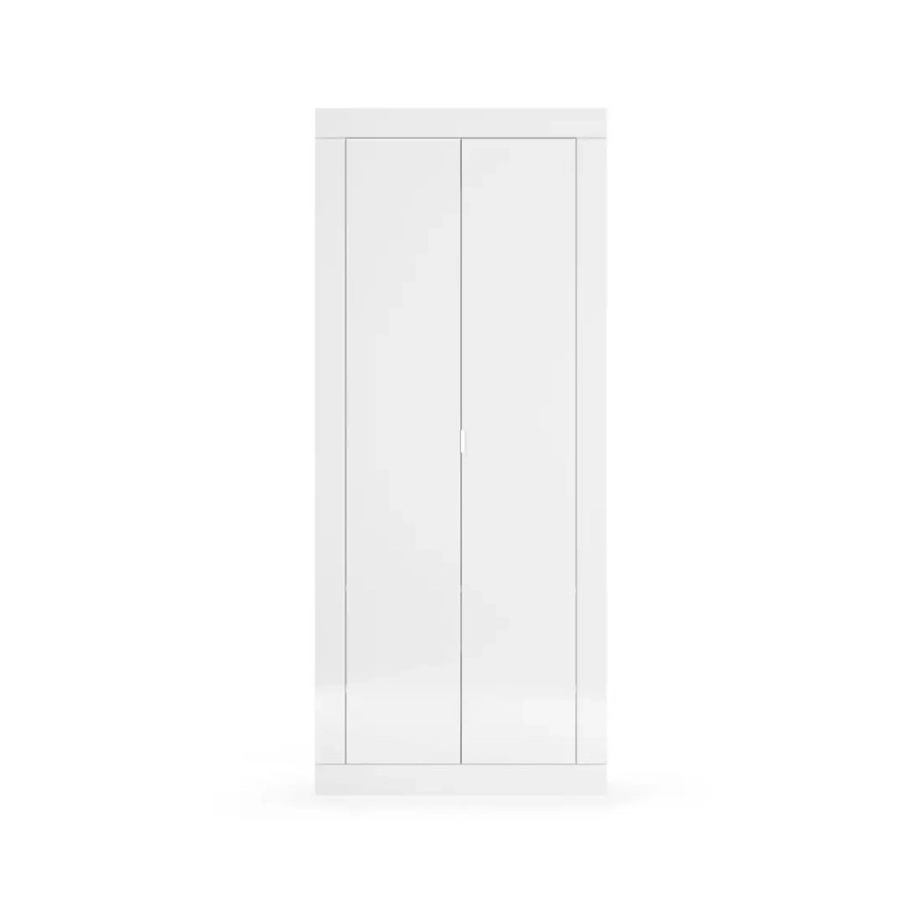 Armadio per ingresso di casa, collezione ISORA, colore bianco lucido laccato