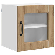 Pensile da cucina | Mobile in vetro da parete PORTO Rovere artigianale