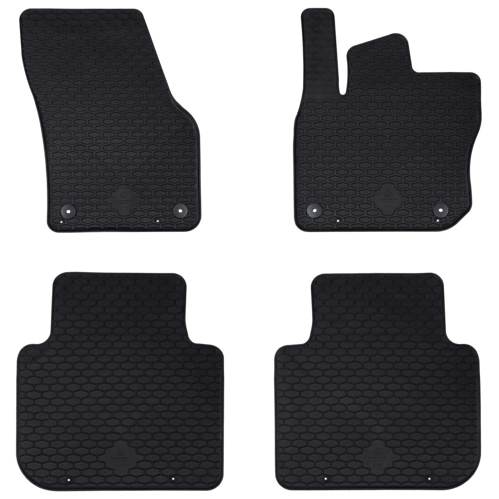 Tappetino per Auto 4 pz Nero adatto per ?koda KODIAQ TDI 2024- CFW2880024