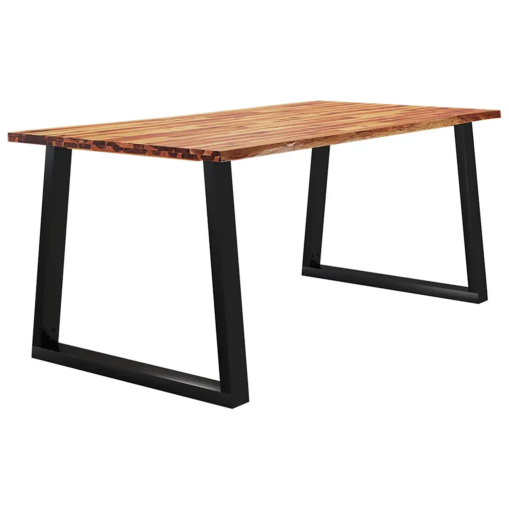 Tavolo da Pranzo Bordi Vivi 180x90x75 cm Legno Massello Acacia 353291