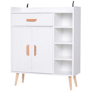 MOBILETTO CON PIEDINI 80 X 29.5 X 96 CM IN LEGNO DI PINO BIANCO