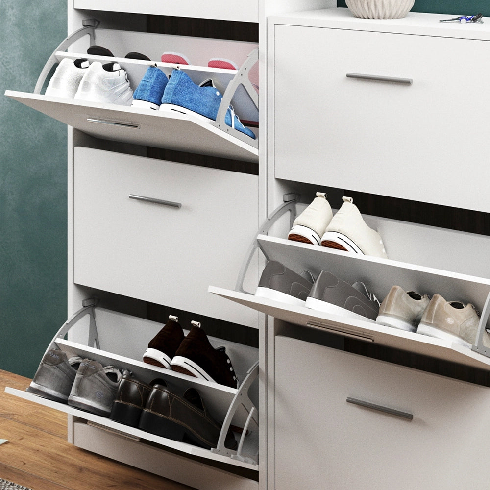 Vicco Scarpiera da ingresso Bianco 59 x 169.5 cm