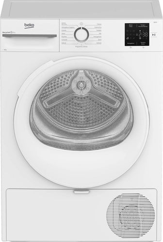 Beko BMT103EW 10kg, classe D, linea estetica NX, display touch, colore bianco, oblo' bianco