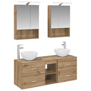 Set di mobili per il bagno 5 pcs Rovere Artigianale 3406726