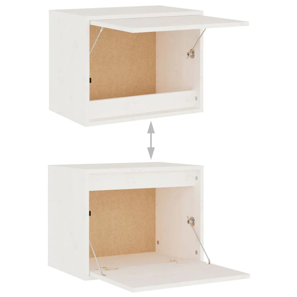 Mobile TV multimediale scaffale TV credenza TV sala da pranzo soggiorno camera da letto 4 pezzi legno massello di pino bianco 02_0028724