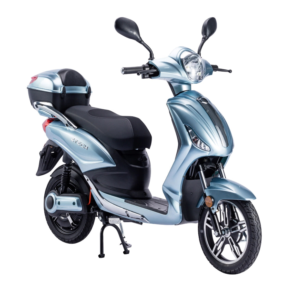 Bicicletta Elettrica Scooter Z-TECH ZT-09-TA NEW 250W 12 Ah 48V Batteria Piombo-Azzurro