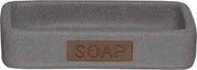 Scatola per il bagno - Poliuretano grigio 8,6x2,5x12,2 cm