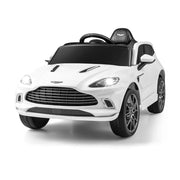 Auto elettrica per bambini 106 x 62 x 51,5 cm con telecomando 2,4 g e luci LED in PP bianco 20_0010406