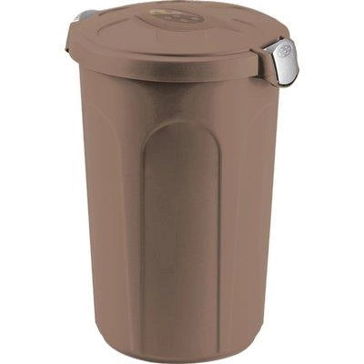 BIDONE IMMONDIZIA TOM STEFANPLAST  TORTORA LT 46 CM 45X40 H.CM 61