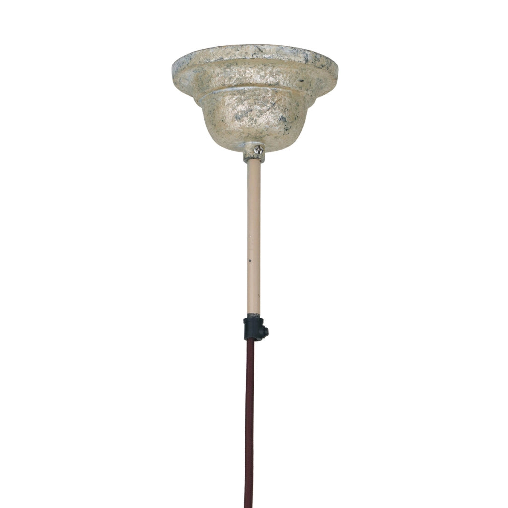 Lampada a sospensione Harlow 125 in ferro dorato