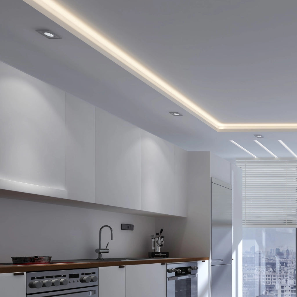 Striscia LED 12V 5m IP20 3300K luce calda 1000lm 10W Polux