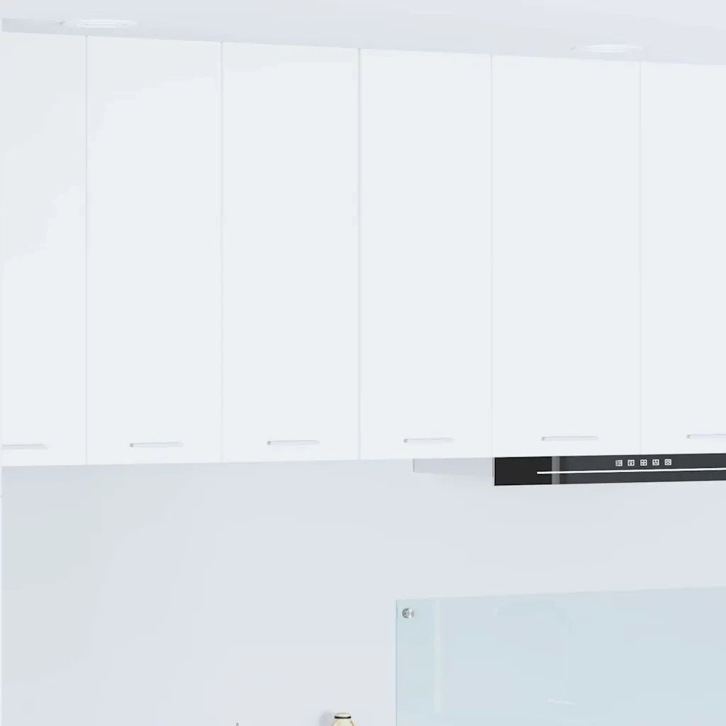 Armadio pensile 2 pcs Bianco 30 x 31 x 80 cm Legno multistrato