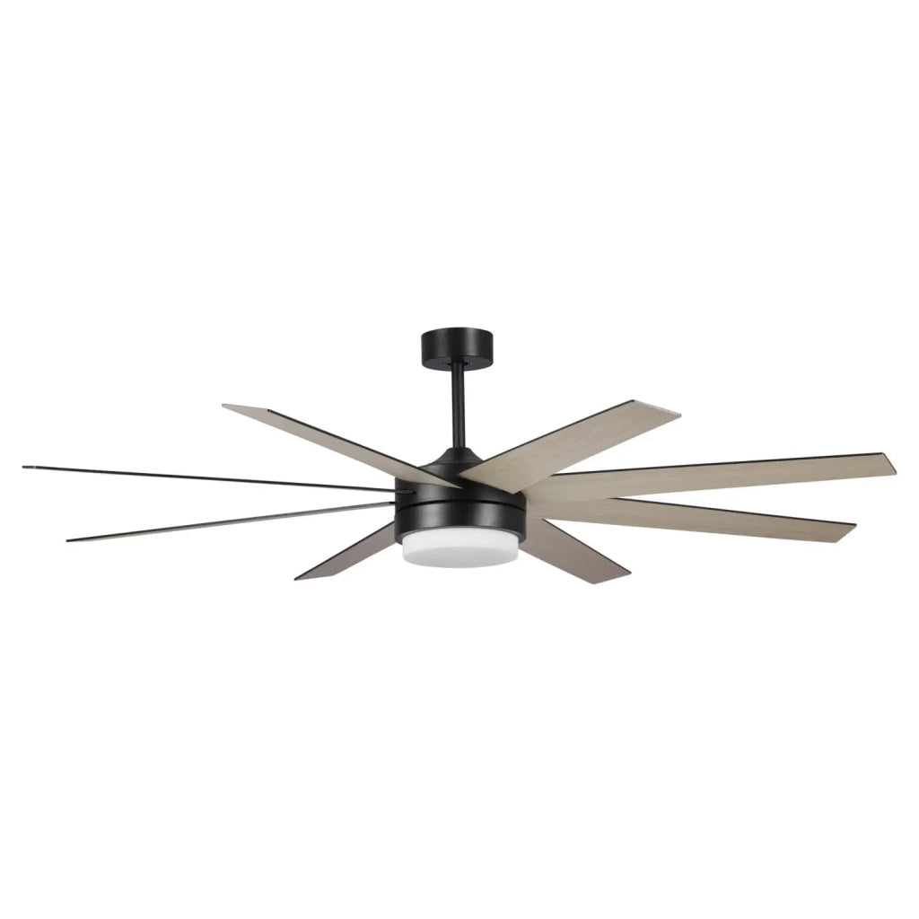 LÚZETE - VENTILATORE LED 24W REGOLAMENTO 8 ASPAS MOTOR DC SOLEI