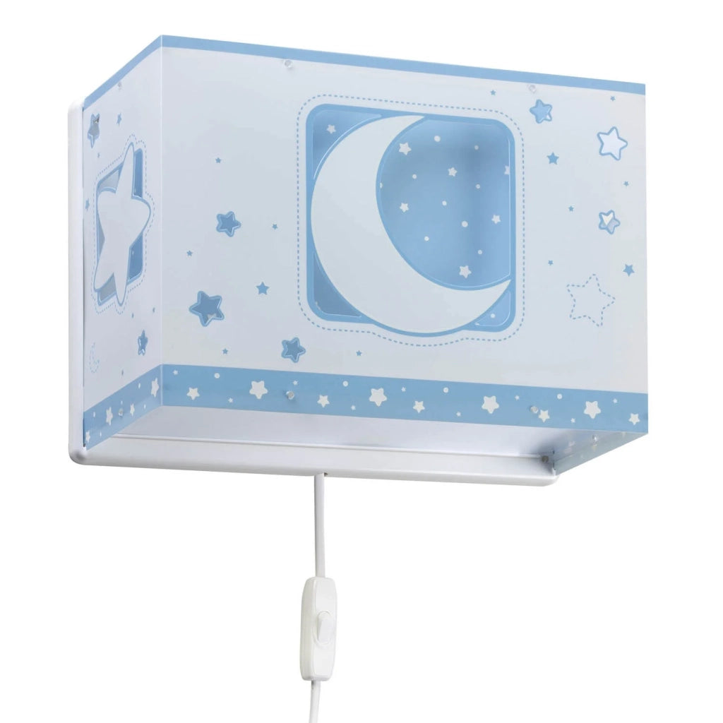 LÚZETE - LAMPADA DA PARETE LUNA BLU