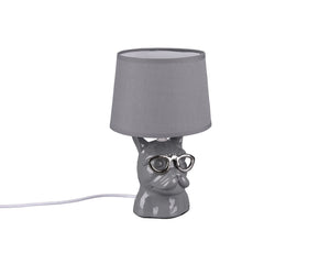 Lampada tavolo da Interno  E14 in Ceramica Grigio