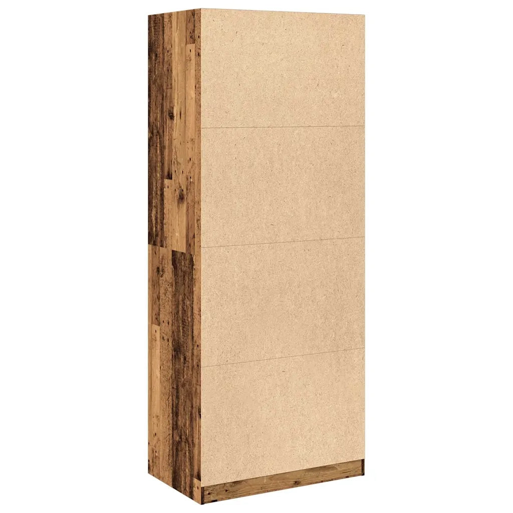 Armadio Legno Antico 80x50x200 cm in Legno Multistrato CFW3045722