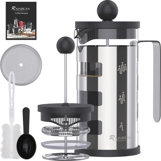 Stuzzicadenti in Acciaio Inossidabile per 2 Tazze - Resistente al Calore e Ideale per Cappuccino, Espresso e Tè